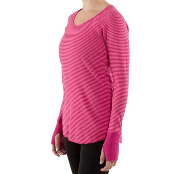 LULULEMON ATHLETICA Open Your Heart Long Sleeve Size 8 - Picture 3 of 7